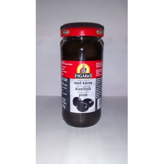 Figaro oliivi 340/200g musta kivellinen kalorit ja ravintosisältö