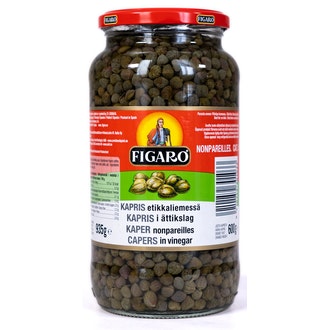 Figaro Kapris etikkaliemessä 935g/600g kalorit ja ravintosisältö