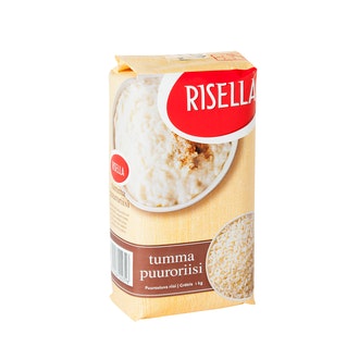 Risella Tumma puuroriisi 1kg kalorit ja ravintosisältö - 352 kcal