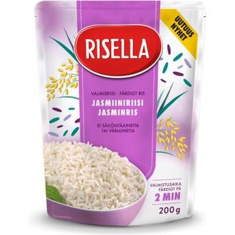 Risella valmisriisi jasmiini 200g kalorit ja ravintosisältö