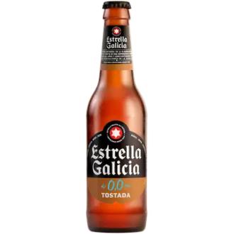 Estrella Galicia Tostada 0,0 % -til, 0,33 l plo kalorit ja ravintosisältö - 24 kcal