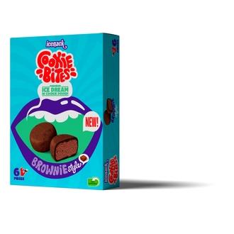 ICENACK Cookie Bites 6x35g Brownie - ravintosisältö, kalorit ja ravintoarvot