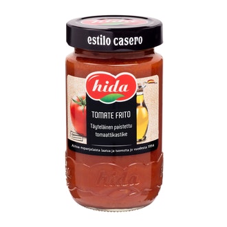HIDA tomaattikastike 350g kalorit ja ravintosisältö