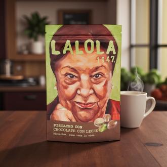 Lalola maitosuklaa pistaasi 80g kalorit ja ravintosisältö - 605 kcal