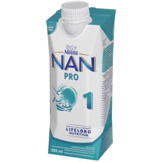Nestle Nan Pro 1 äidinmaidonkorvike 500ml kalorit ja ravintosisältö - 67 kcal