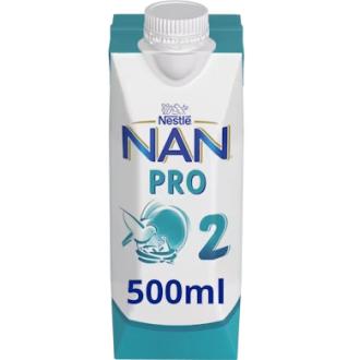 Nestle Nan Pro2 vieroitusvalmiste 500ml kalorit ja ravintosisältö - 67 kcal