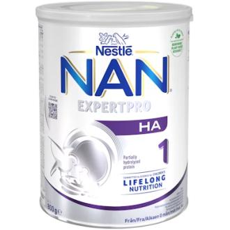 Nestlé NAN Expertpro HA 1 Äidinmaidonkorvike 800g alkaen 0 kk kalorit ja ravintosisältö - 511 kcal