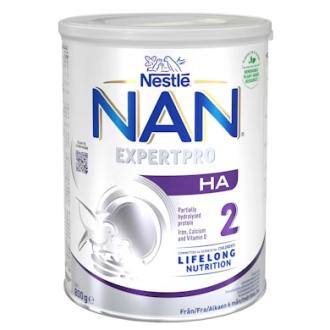 Nestlé NAN Expertpro HA 2 Vieroitusvalmiste 800g alkaen 6 kk kalorit ja ravintosisältö - 490 kcal