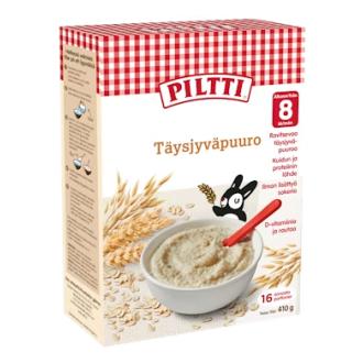 Piltti täysjyväpuuro 410g 8kk kalorit ja ravintosisältö - 422 kcal