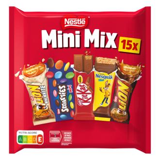 Nestlé Mini Mix (15kpl) 250g makeissekoitus kalorit ja ravintosisältö - 475 kcal