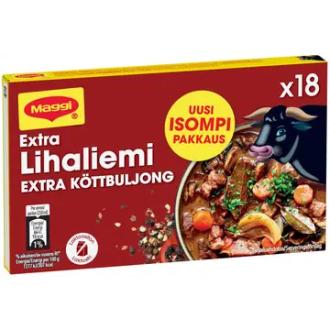 Maggi 180g Extra Lihaliemi liemikuutio 18kpl kalorit ja ravintosisältö - 307 kcal