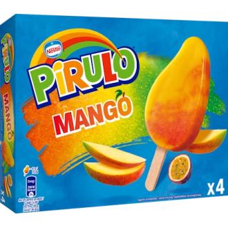 Pirulo mango limonadijääpuikko monipakkaus 4kpl 260g/280ml kalorit ja ravintosisältö - 86 kcal