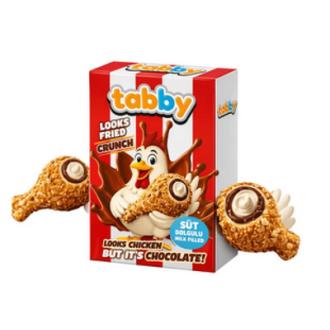Tabby Fried Chicken Chocolate 50g kalorit ja ravintosisältö - 515 kcal