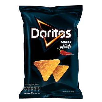 Doritos makea chilipaprika nacho maissilastu 170g kalorit ja ravintosisältö