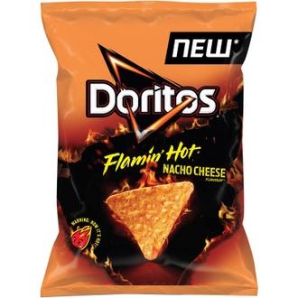 Doritos flaming hot nacho maustettu maissilastu 170g kalorit ja ravintosisältö