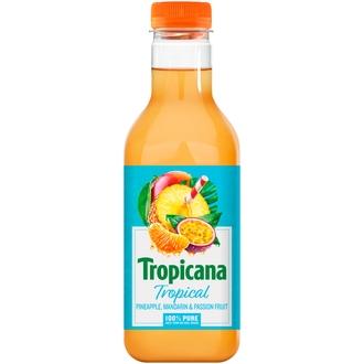 Tropicana tropical fruit hedelmätäysmehu 0,9l kalorit ja ravintosisältö - 41 kcal