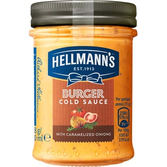 Hellmann`s Burgerkastike 190ml kalorit ja ravintosisältö - 379 kcal