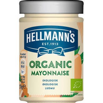 Hellmanns Luomu majoneesi 270g kalorit ja ravintosisältö