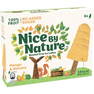 Heartbrand Nice by Nature Mango & Banaani 6x40ml/252g kalorit ja ravintosisältö - 58 kcal