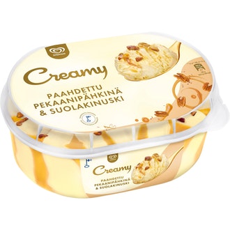 Ingman Creamy 850ml suolakinuski pekaanipähkinä kalorit ja ravintosisältö