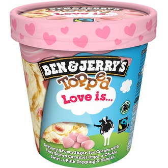 Ben & Jerry's jäätelö 438ml Love Is kalorit ja ravintosisältö