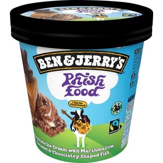 Ben & Jerry's Jäätelöpakkaus Phish Food 465Ml/399G kalorit ja ravintosisältö
