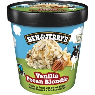 Ben & Jerry's Vanilla Pecan Blondie Jäätelö 465ml/414g kalorit ja ravintosisältö
