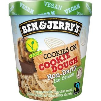 Ben & Jerry's Non-Dairy Cookies on Cookie Dough Jäätelö 465ml/406g kalorit ja ravintosisältö