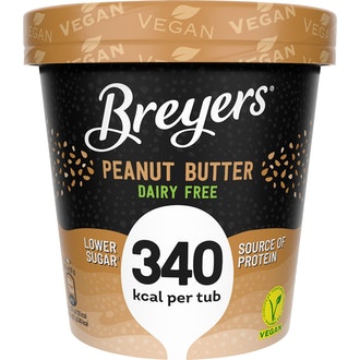Breyers 465 ml Non-Dairy peanut butter kalorit ja ravintosisältö