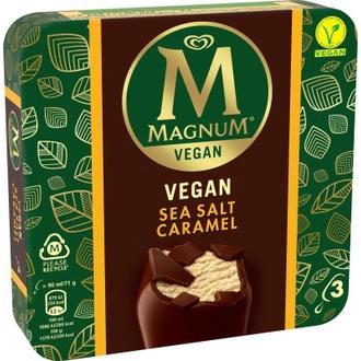 Magnum monipakkaus Vegan 3x90ml Sea Salt Caramel 213g kalorit ja ravintosisältö