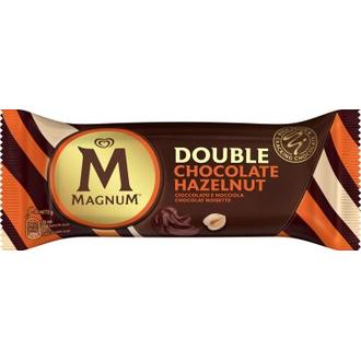 Magnum Jäätelöpuikko Double Chocolate Hazelnut 88 ML kalorit ja ravintosisältö - 279 kcal
