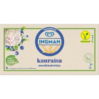 Ingman jäätelö 1l Kauraisa Mustikkaherkku kalorit ja ravintosisältö - 176 kcal