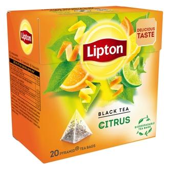 Lipton Musta Tee Citrus 20p/36g kalorit ja ravintosisältö