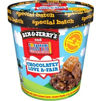 Ben & Jerry's Chocolatey Love A-Fair Jäätelö 465ml/402g kalorit ja ravintosisältö