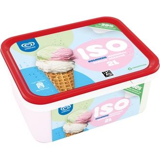 Ingman ISO Kolmikko Jäätelö 2000ml/917g kalorit ja ravintosisältö