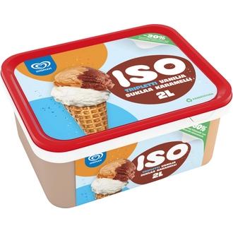 Ingman ISO Tripletti Jäätelö 2000ml/918g kalorit ja ravintosisältö
