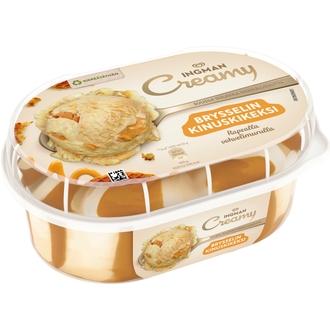 Ingman Creamy Brysselin Kinuskikeksi Jäätelö 850ml/464g kalorit ja ravintosisältö