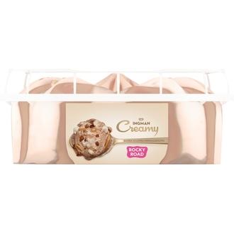 Ingman Creamy Rocky Road Jäätelö 850ml/453g kalorit ja ravintosisältö