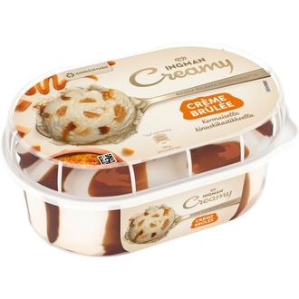 Ingman Creamy  Crème Brûlée Jäätelö 850ml/458g kalorit ja ravintosisältö - 209 kcal