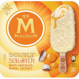 Magnum Double Sunlover Jäätelö Monipakkaus 255ml/225g 3 kpl kalorit ja ravintosisältö