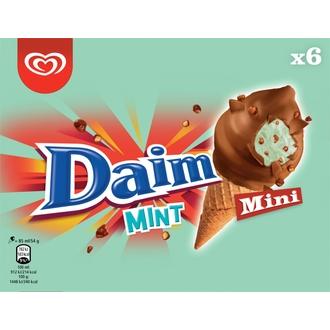 Daim Mint Mini Jäätelö Monipakkaus 510ml/324g 6 kpl kalorit ja ravintosisältö