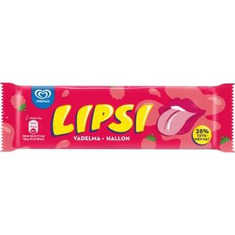 Ingman Lipsi Vadelma Jäätelö 70ml/72g kalorit ja ravintosisältö