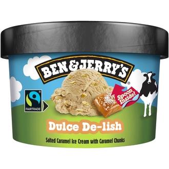 Ben & Jerry's Dulce De-Lish Jäätelö 100ml/75g kalorit ja ravintosisältö