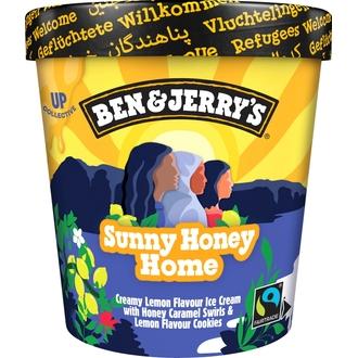 Ben & Jerry's Sunny Honey Home Jäätelö 465 ml kalorit ja ravintosisältö