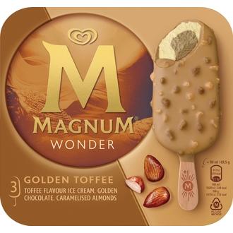Magnum Wonder Jäätelö Monipakkaus 270ml/208g 3kpl kalorit ja ravintosisältö - 244 kcal
