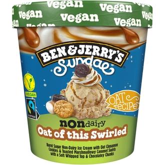 Ben & Jerry's  Sundae Oat of this Swirled Jäätelö  Vegaaninen   427ml/342g kalorit ja ravintosisältö