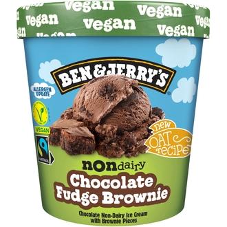 Ben & Jerry's Chocolate Fudge Brownie Jäätelö Vegaaninen 465ml/468g kalorit ja ravintosisältö