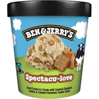 Ben & Jerry's Spectacu-love Jäätelö 465ml/392g kalorit ja ravintosisältö