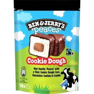 Ben & Jerry's Cookie Dough Peaces Jäätelö Monipakkaus 160ml/150g 10kpl kalorit ja ravintosisältö