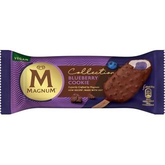 Magnum Blueberry Cookie Jäätelöpuikko Vegaaninen  90ml/70g kalorit ja ravintosisältö